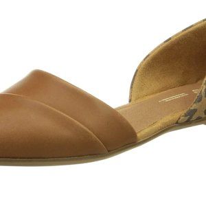 TOMS suede D'Orsay Flat